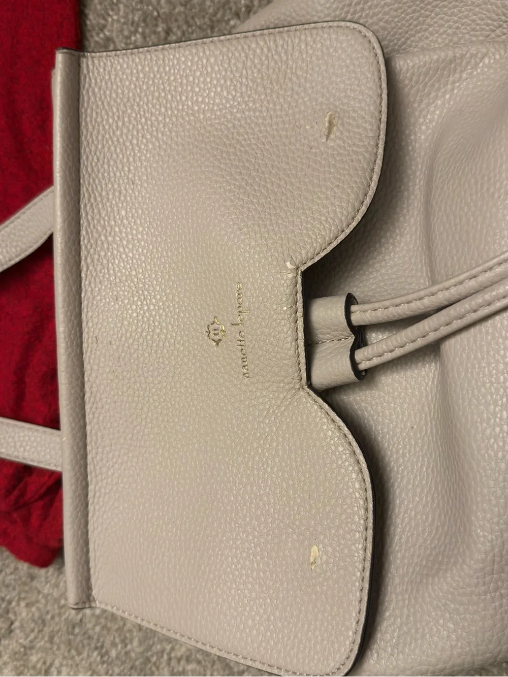 Nanette Lepore Tan Faux Leather 